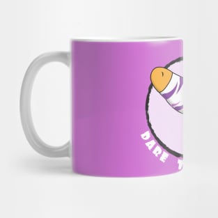 Colorful Zebra Encouraging Positive Print Mug